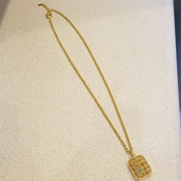 Lily Pulitzer basket case crab cage necklace
